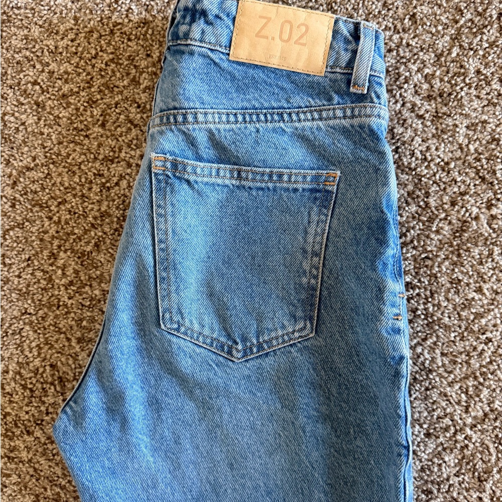 Zara Light High Rise Straight-Leg Women's Jeans - Picture 3 of 7
